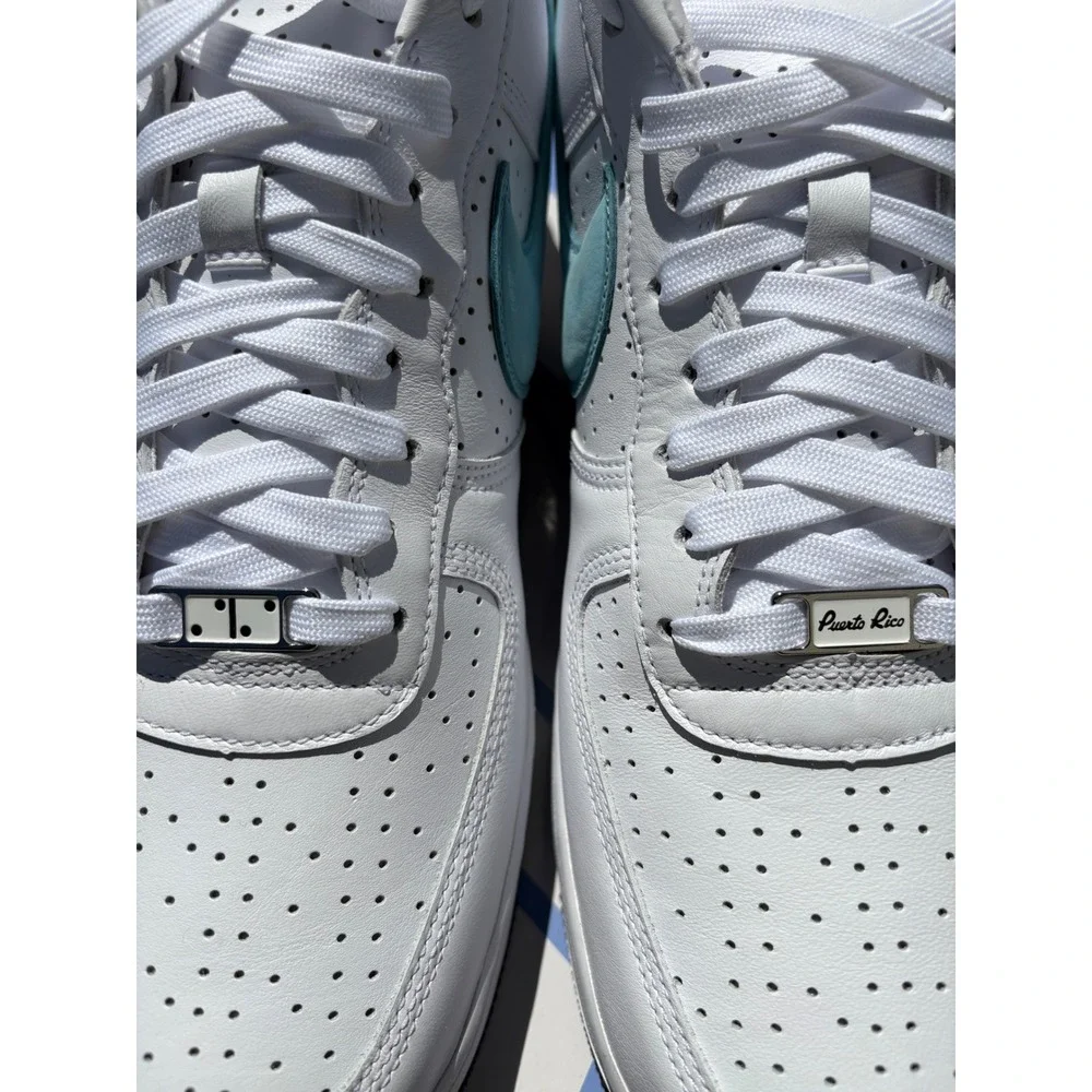 Nike Air Force 1 Low Puerto Rico Day White Blue DQ9200-100 Mens‎ Size 14 New